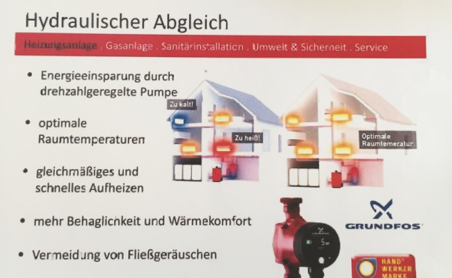 Hydraulischer Abgleich